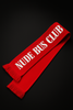 Nude Bus Club Truck Scarf – Red Fringed Dashboard Accessory
