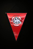 Nude Club Pennant – Retro Red Truck Banner 23x29 cm