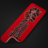 Highway Gamble Dash Mat – Danish Plush Red 60x20cm