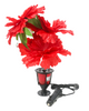 Lighted led flower 12-32V red light