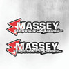 Massey Ferguson 5S Silver & Black New Style Decal