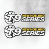 New Holland T9 Series White & Black New Style Decal