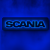 3D SCANIA Letters RGB COLOUR LED Light Up Sign