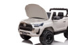 Toyota Hilux 12 V Licensed Electric Ride-On Jeep – White Adventure Edition (by Onyx Kids)