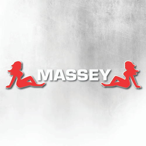 MASSEY RED & WHITE 2 GIRLS MASSEY RED & WHITE 2 GIRLS