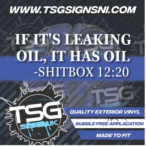 If its leaking oil, It has oil white - Style 4