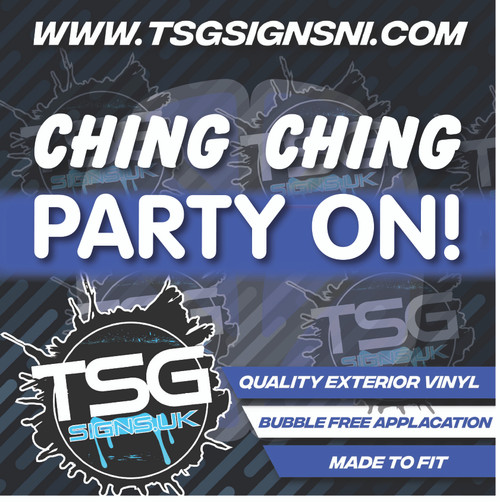 Ching Ching Party On White - Style 19