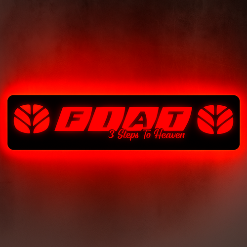 STYLE 52 FIAT NEW HOLLAND 3 STEPS TO HEAVEN LARGE RGB WINDOW LIGHT BOARD