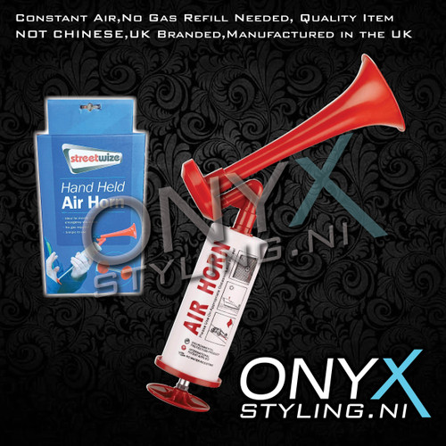 Hand Pump Air Horn – Super Loud Manual Air Horn for Events, Sports & Safety Hand Pump Air Horn – Super Loud Manual Air Horn for Events, Sports & Safety