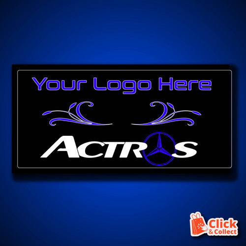 STYLE 27 Mercedes Actros LED 2 Colour RGB Plexi Led light Board