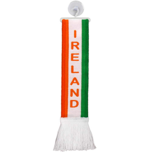 MINI IRELAND SCARF - IRELAND WITH SUCTION CUP MINI IRELAND SCARF - IRELAND WITH SUCTION CUP