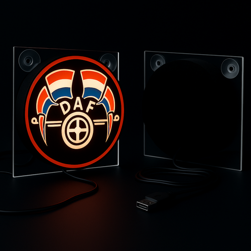 DAF LED Lightbox Deluxe | USB Truck & Car Interior Light DAF LED Lightbox Deluxe | USB Truck & Car Interior Light