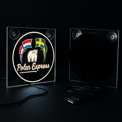 Polar Express LED Lightbox Deluxe | USB Truck & Car Interior Light Polar Express LED Lightbox Deluxe | USB Truck & Car Interior Light