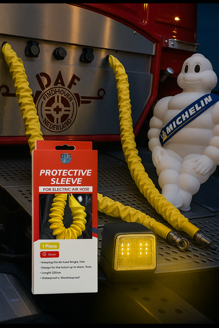 DTS Yellow Protective Sleeve for Electric/Air Hose 220 cm DTS Yellow Protective Sleeve for Electric/Air Hose 220 cm