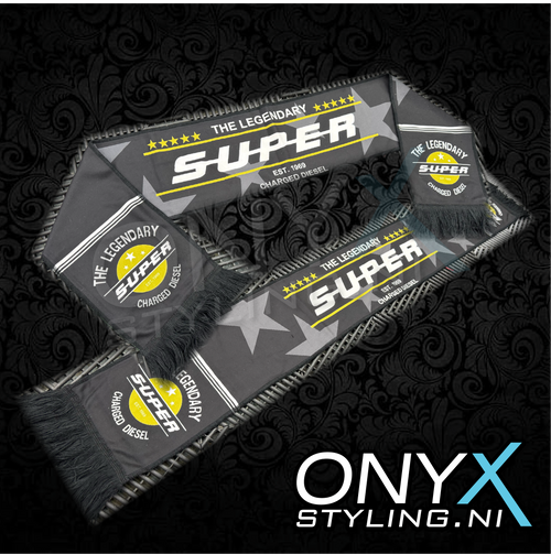 Super – The Legendary Charged Diesel Truck Scarf | Premium Cab Accessory Super – The Legendary Charged Diesel Truck Scarf | Premium Cab Accessory