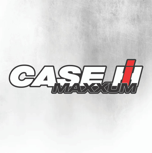 CASE MAXXUM IH Tractor Decal - Silver & Black