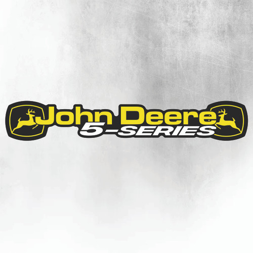 John Deere Yellow & Black 5 Series New Style Decal