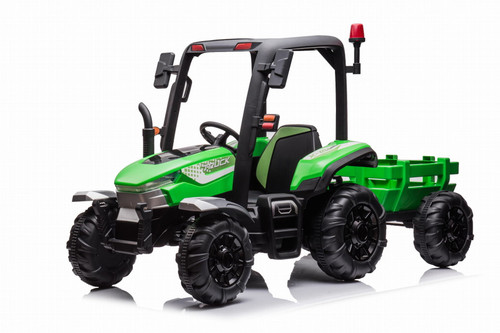 Onyx Kids 24V “Agri Pro X” Ride-On Tractor & Trailer – GREEN Edition Onyx Kids 24V “Agri Pro X” Ride-On Tractor & Trailer – GREEN Edition