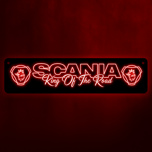 Scania King Of The Road RGB Window Light Board Scania King Of The Road RGB Window Light Board