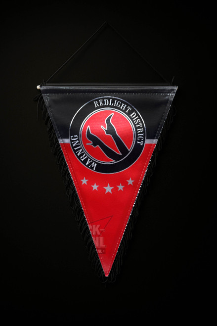 Red & Black Retro Pennant Red Light – Collector’s Truck Banner 23x29cm Red & Black Retro Pennant Red Light – Collector’s Truck Banner 23x29cm