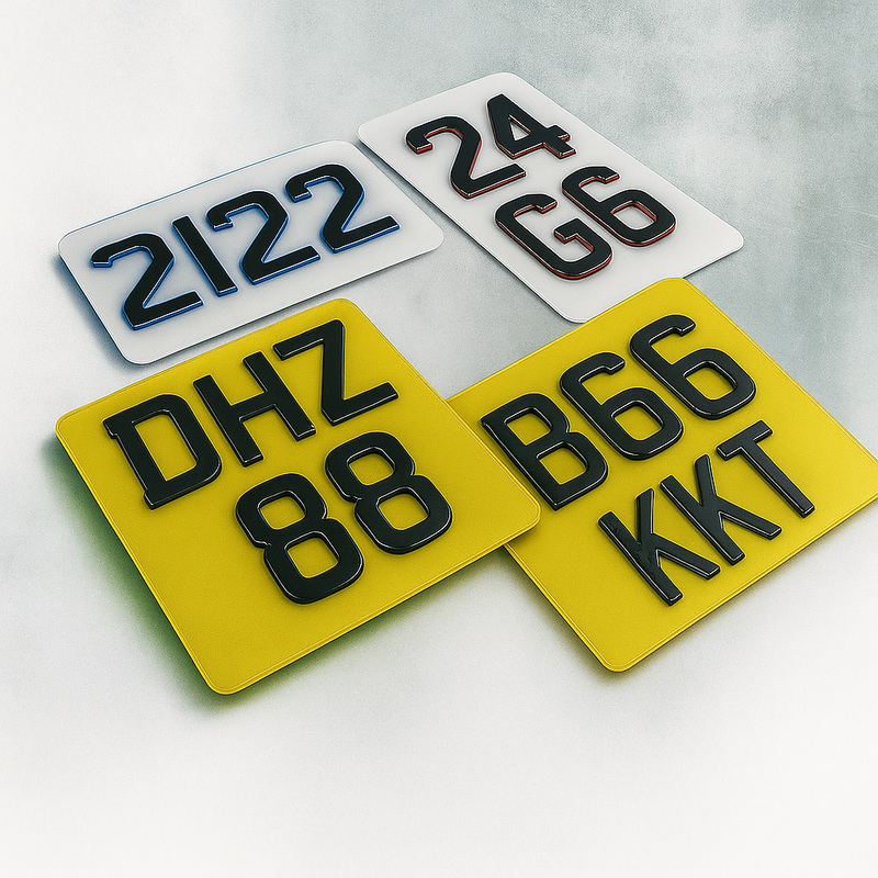 3D & 4D Number Plates – Onyx Styling UK & Ireland