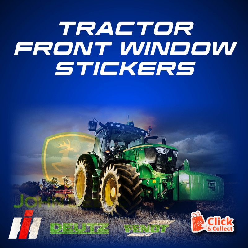 TRACTOR FRONT WINDOW STICKERS