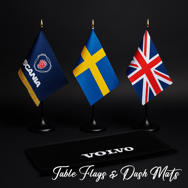 Table Flags & Dash Mats