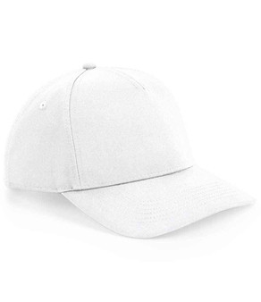 BB649 Beechfield Urbanwear 5 Panel Snapback Cap White