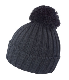 The rs369 has a foldable hem of the hat allows you to adjust the length to your liking, giving you the flexibility to wear it as a slouchy beanie or a snug-fitting cap.

The self-colour pom pom on top adds a playful touch to the hat, making it a fun and stylish accessory that you can wear with any outfit.