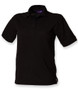 Introducing the Henbury H401 Ladies Poly/Cotton Piqué Polo Shirt - a stylish and versatile addition to your wardrobe. This polo shirt features a stand-up collar for a touch of sophistication, along with a three-button placket for easy wear.