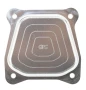 DJ-1130-SB SILVER BILLET VALVE COVER,