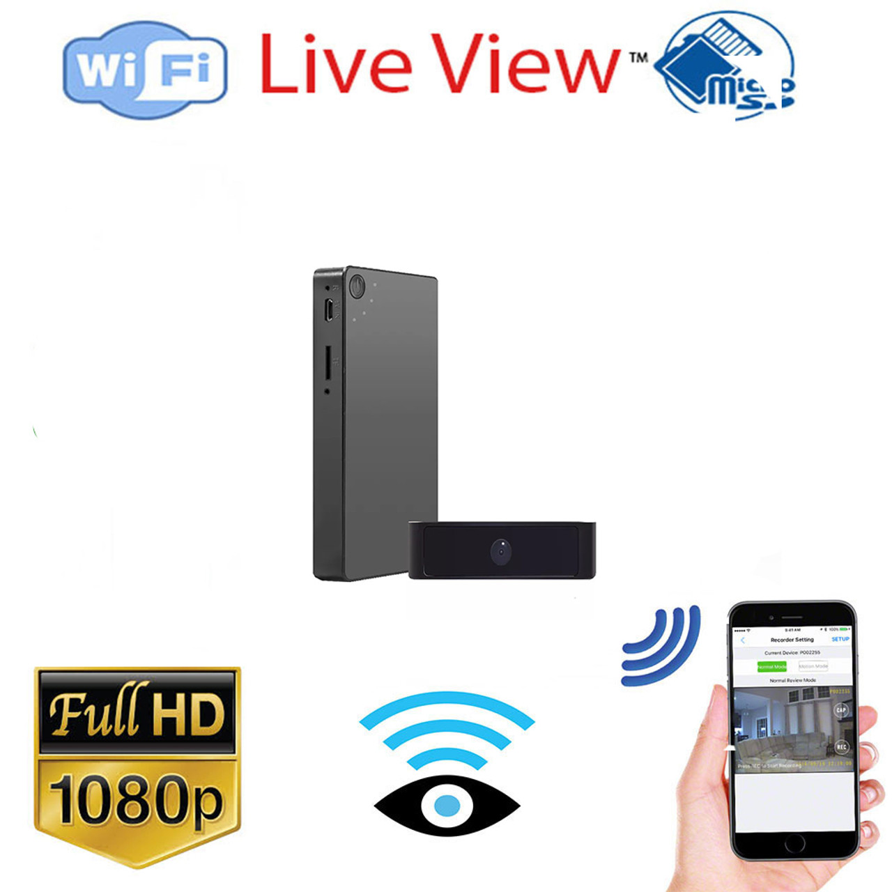 Mini 1080P HD Spy Hidden IP Camera Power Bank Wireless WIFI Video Recorder Cam 