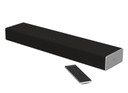 Csc electronics 4K UHD Sound Bar WiFi Surveillance Camera with wireless streaming video for PC and tablet, featuring a large black sound bar and a remote control.