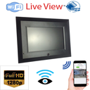 1280p HD Digital Picture Frame Hidden Spy Camera W/ Live View WiFi + Dvr and Streaming Video for PC, Tablet & more
