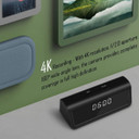 Mini Gadgets Desk Clock 4K WiFi Hidden Surveillance Camera, black digital alarm clock with hidden camera lens Mini Gadgets Desk Clock 4K WiFi Hidden Surveillance Camera, black digital alarm clock with hidden camera lens