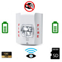 Battery Powered White Fire Strobe Light Battery Powere Spy Camera (30 to 60 Days Battery)