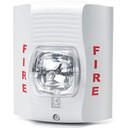 Atlantic Electronics Battery Powered White Fire Strobe Light Battery Power Surveillance Camera (30 Day Battery), white fire alarm with strobe light and surveillance camera for security monitoring.