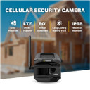 Vosker  TE Cellular Security Camera, No WiFi Needed | Solar-Powered Wireless Outdoor Surveillance Camera | Receive Photos on Your Mobile App from Virtually Anywhere | Weather-Resistant IP65 (Verizon)