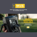 Custom Wifi Vosker TE Cellular Security Camera, outdoor wireless surveillance camera with solar power, weather-resistant design, and smartphone photo notifications, compatible with Verizon 4G LTE network.