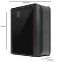 Small WiFi Weather Proof Indoor-Outdoor Security Camera with 3 to 4 Month Battery, live streaming video, compact design, and weather-resistant construction.