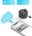 Long Time Standby Human Motion Portable Magnetic Mount Indoor Mini Camera, with cloud storage and smartphone monitoring features.