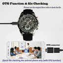 1080P HD Watch Camera Security Camera with Motion Detection, Night Vision, Built-in Storage 32G-Audio