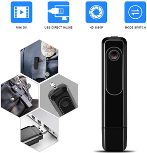 Mini Body Camera with USB Port Body Cam HD 1080P  Portable  Body Cameras Wearable Video Recorder with Clip