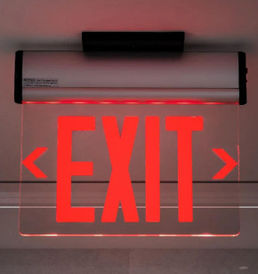 4K UHD  Contemporary Exit Sign WIFi Security Camera + Dvr  With Wireless Streaming Video (Hard Wired)
