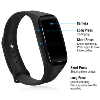 1080P HD Wearable Wrist  Camera  Bracelet Video Recorder Sport Wristband Camera