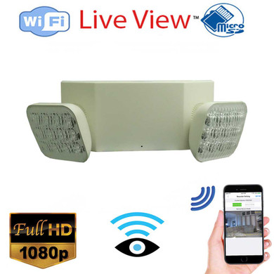 WiFi Security Camera Emergency Light-HD 1080P Wireless Security Camera with Remote Monitoring