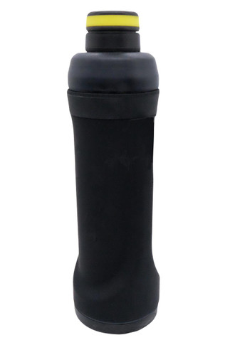 Mini Gadgets 4K UHD Gym Water Bottle Security with DVR, 20 Hour Battery & WiFi Remote View, black water bottle with security camera features.