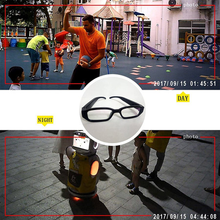 Camera Glasses HD 1080P Portable Video Recording Camera, Wearable Glasses Sport Cycling Driving Fishing Traveling, Great Gift for Family and Friends