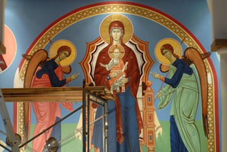 Icons in the Pensacola Orthodox Church