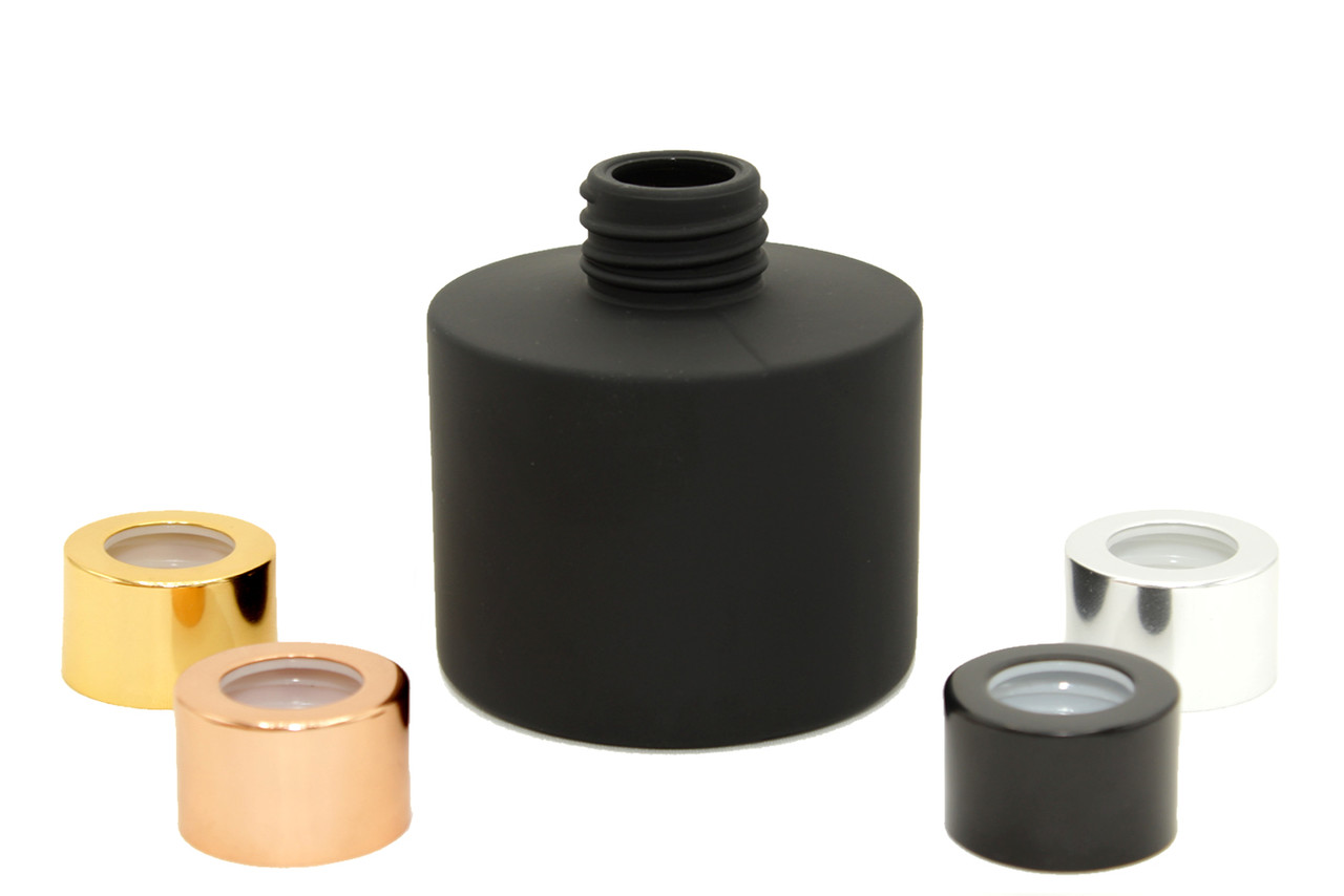 4 oz Matte Black Diffuser Glass